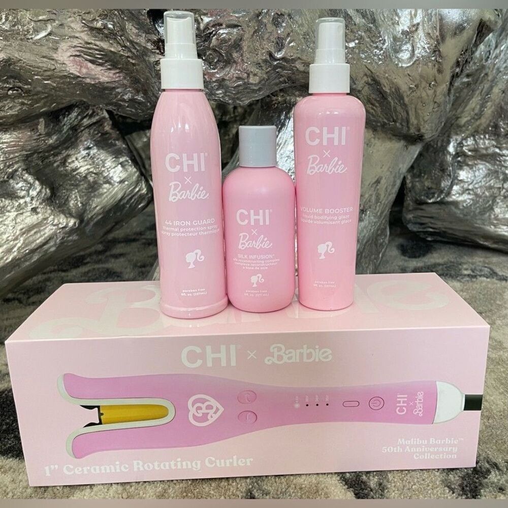 CHI Barbie Pastel Sunrise 1-in. Compact Spin Curl  Collection
